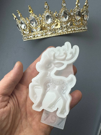 №797 Силиконовая форма (молд) Олененок №797 Силиконовая форма (молд) Олененок