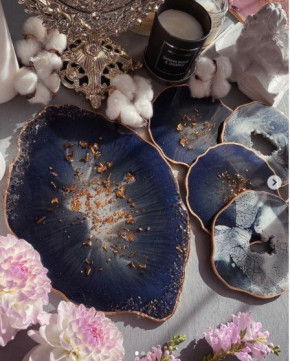 набор №1 Поднос + подстаканники 