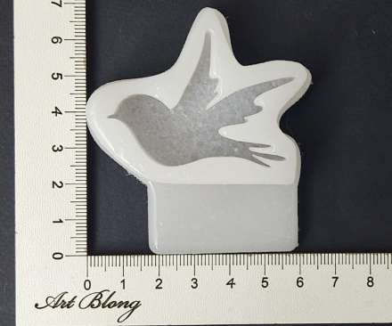 Молд №693 Ласточка Crystals (с эффектом кристалл) 