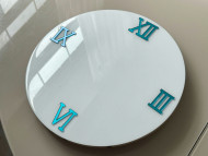 Зеркальные цифры Римские (4) Голубой Зеркальные цифры Римские (4) Голубой