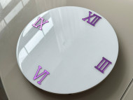 Зеркальные цифры Римские (4) Фиолетовый Зеркальные цифры Римские (4) Фиолетовый