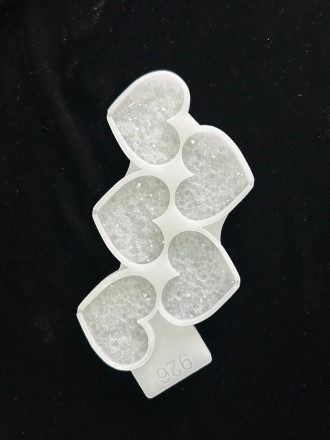 №926 Сердца кристаллические 