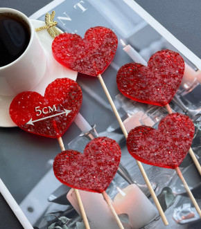 №926 Сердца кристаллические 