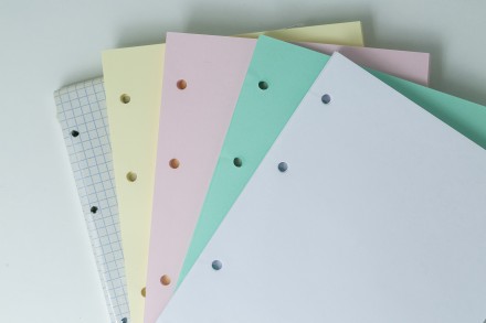 Бумага для блокнотов №1 розовая 