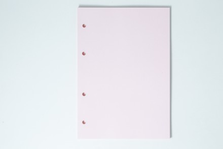 Бумага для блокнотов №1 розовая 