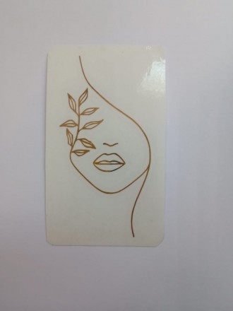 №062 Наклейка (золото) Sticker     