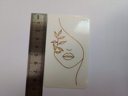 №062 Наклейка (золото) Sticker     