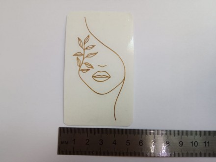 №062 Наклейка (золото) Sticker     