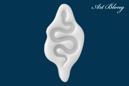 Молд №606 Змея (брошь) змейка 