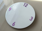 Зеркальные цифры Valencia  (4) фиолетовый 