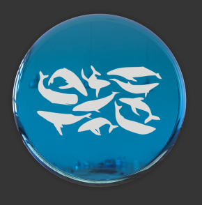 №518 Наклейка (Серебро) Sticker  