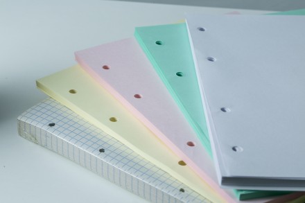 Бумага для блокнотов №5 клетка белая 