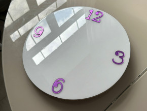 Зеркальные цифры Classic Premium (4) фиолетовый 