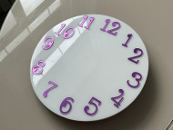 Зеркальные цифры Classic Premium (12) фиолетовый Зеркальные цифры Classic Premium (12) фиолетовый