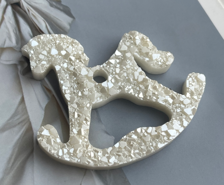 Молд №182 Лошадка Качалка кристаллическая 