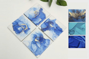 Набор 30х30 (4 шт) Алкогольные чернила