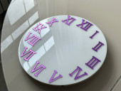 Зеркальные цифры Римские (12) фиолетовый 