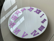 Зеркальные цифры Римские (12) фиолетовый Зеркальные цифры Римские (12) фиолетовый