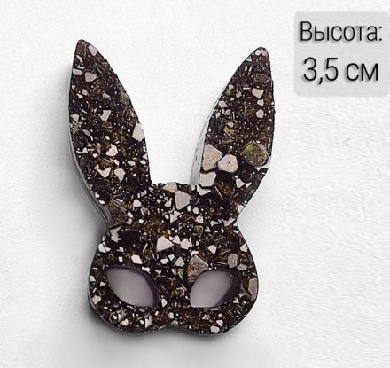 №687 Маска Мини (3,5 см) (Кристаллическая) 