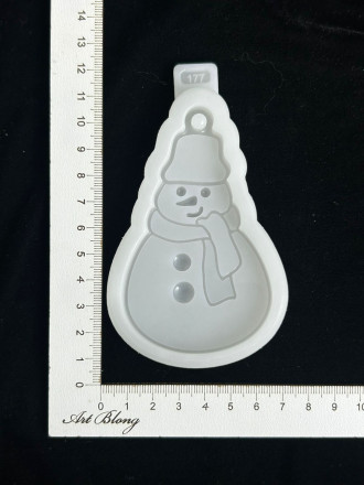 №177 Молд Снеговик  