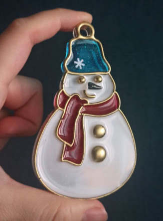 №177 Молд Снеговик  