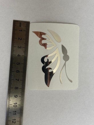 №524 Наклейка (Серебро) Sticker   