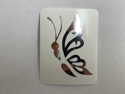 №524 Наклейка (Серебро) Sticker   