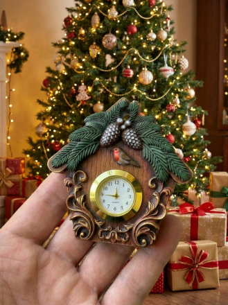 №236  Молд кукушка часы  с нишей для часов (часы покупайте отдельно) 