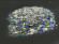 №74 Глиттер / Glitter   серебро галография очень крутой 