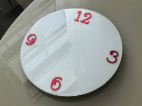 Зеркальные цифры Classic Premium (4)  Красные 