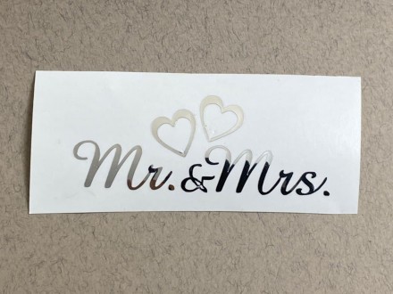 №210 Наклейка (Серебро) Sticker  