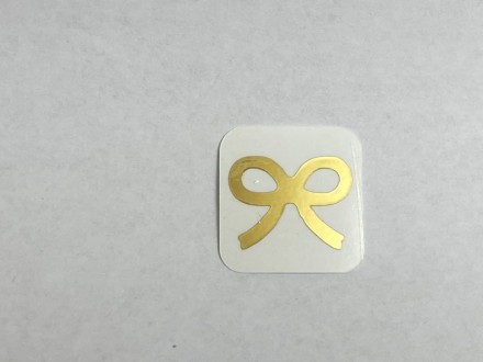 №48 Наклейка (золотые ) Sticker      