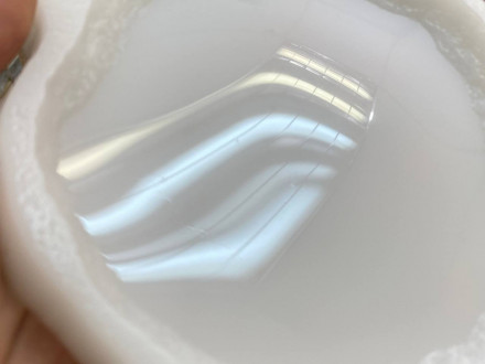 № 662 Coaster with "live" edge by @vnutriart (Mould)