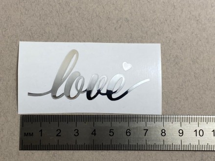 №204 Наклейка (Серебро) Sticker 