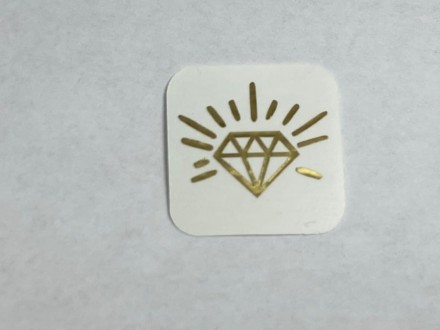 №50 Наклейка (золотые ) Sticker     