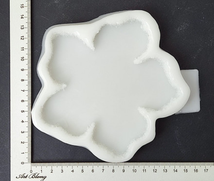 №806 Flower with Crystal Edge (Mold)