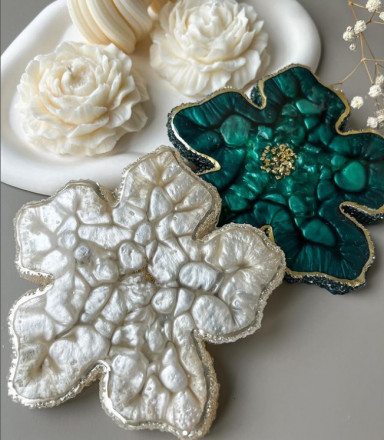 №806 Flower with Crystal Edge (Mold)