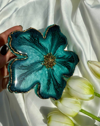 №806 Flower with Crystal Edge (Mold)