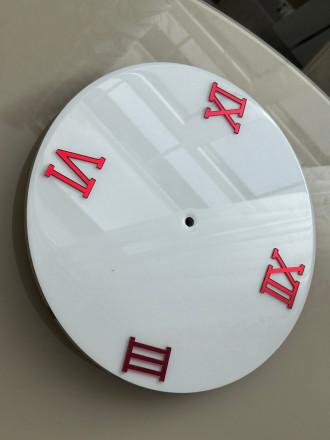 Зеркальные цифры Римские (4) Красные 