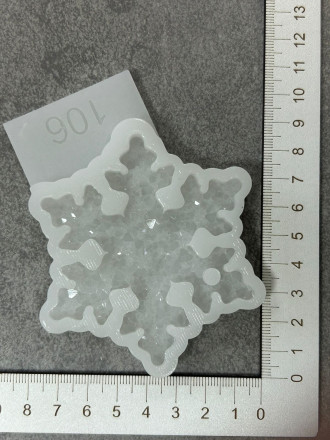 Молд №106 снежинка