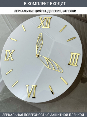 Набор для часов цифры стрелки деления золото (комп 101,123,130-4см,ЗАГЛУШКА,золото)