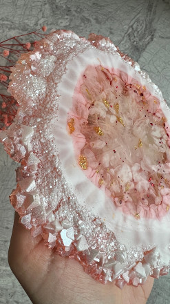 №807 Coaster with crystal edge (Mold)