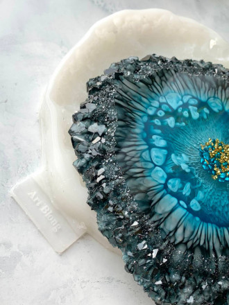 №807 Coaster with crystal edge (Mold)