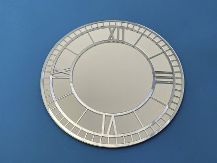 №34 Зеркальный циферблат для часов серебро