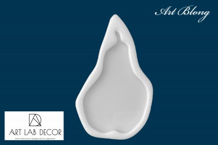 №615 Pear Coaster (12,5 cm) by @artlab.decor.studio