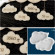 №668 Молд Два Облака (8 см )Small  Метрика для малыша (малое облако)  