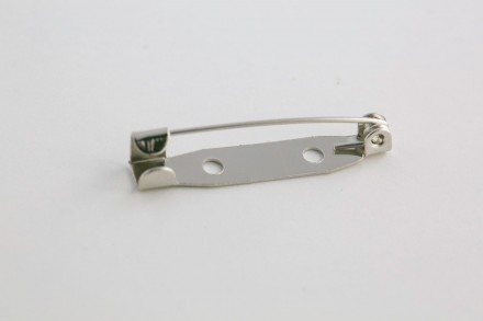 №4 Булавка для брошей Серебро  (2 см) 