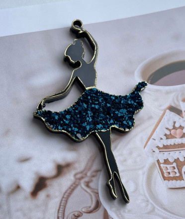 №161 Молд балерина с кристаллической юбкой №161 Молд балерина с кристаллической юбкой