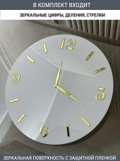 Набор для часов цифры стрелки деления золото (комп 102,123,133, ЗАГЛУШКА,золото)