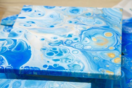 Fluid Art Набор №4 холст 30х30 4шт